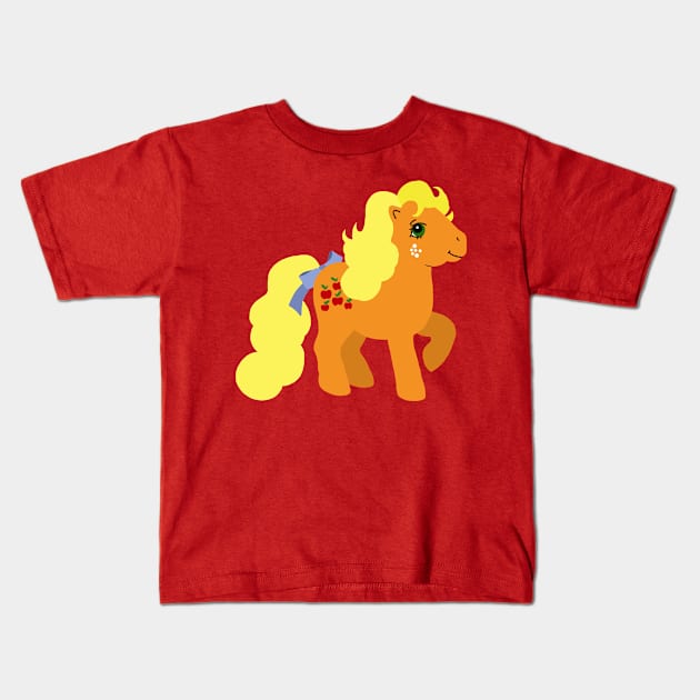 Applejack Kids T-Shirt by ElviaMontemayor